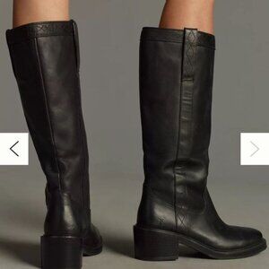 Frye Kate Knee High Boots Womens 7.5 Black Country Western Rustic Chore Riding